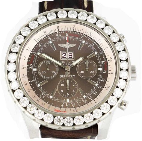 breitling gold bently|breitling bentley diamond bezel.